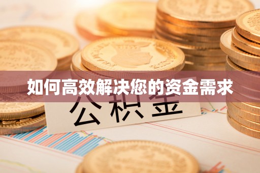 双城如何高效解决您的资金需求